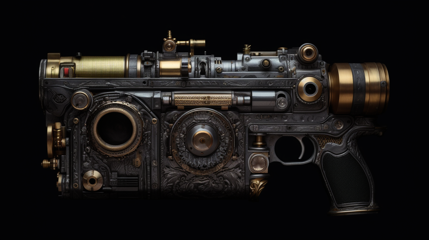 aike_old_blaster_black_background_noise_photography_3cec237d-5ce2-4b45-83db-5bc1aab6e8f1